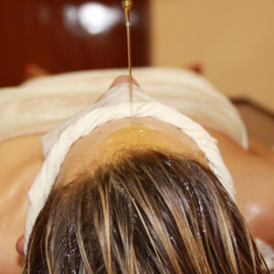 Shirodhara Öl Stirnguss